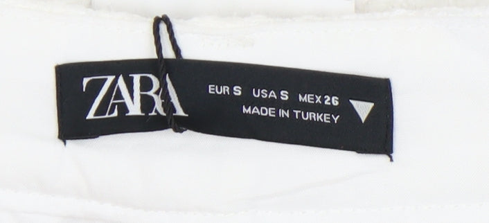 Zara Women's White Shorts S
