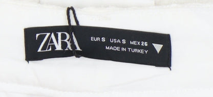 Zara Women's White Shorts S