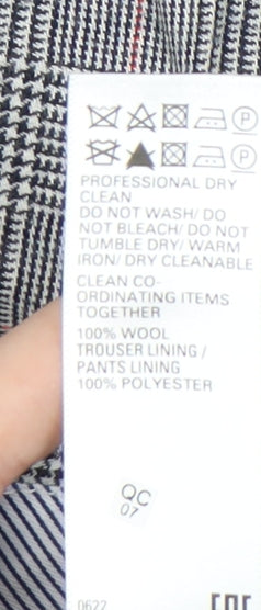 Marks and Spencer Men's Multicoloured Check Trousers