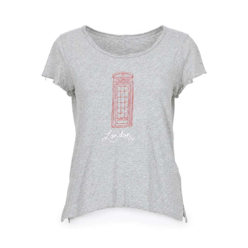 Womens UK Size M Gap Grey Basic T-Shirt