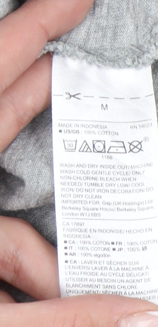 Womens UK Size M Gap Grey Basic T-Shirt