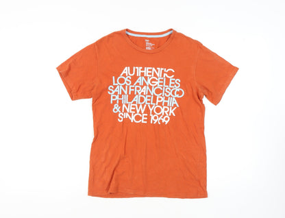 Mens UK Size XS Gap Orange  T-Shirt