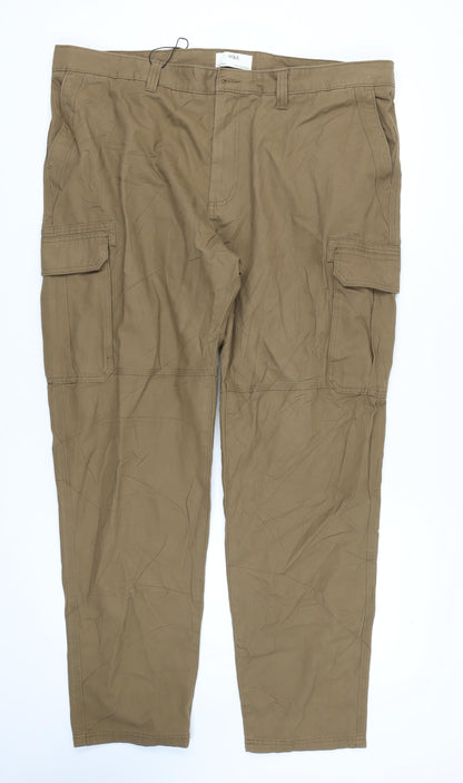 Marks and Spencer Men's Brown Cargo Trousers Size 44