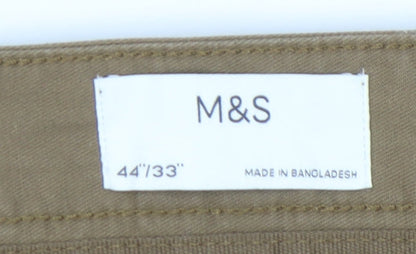Marks and Spencer Men's Brown Cargo Trousers Size 44