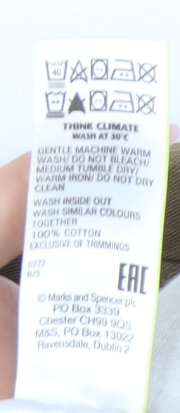 Marks and Spencer Men's Brown Cargo Trousers Size 44