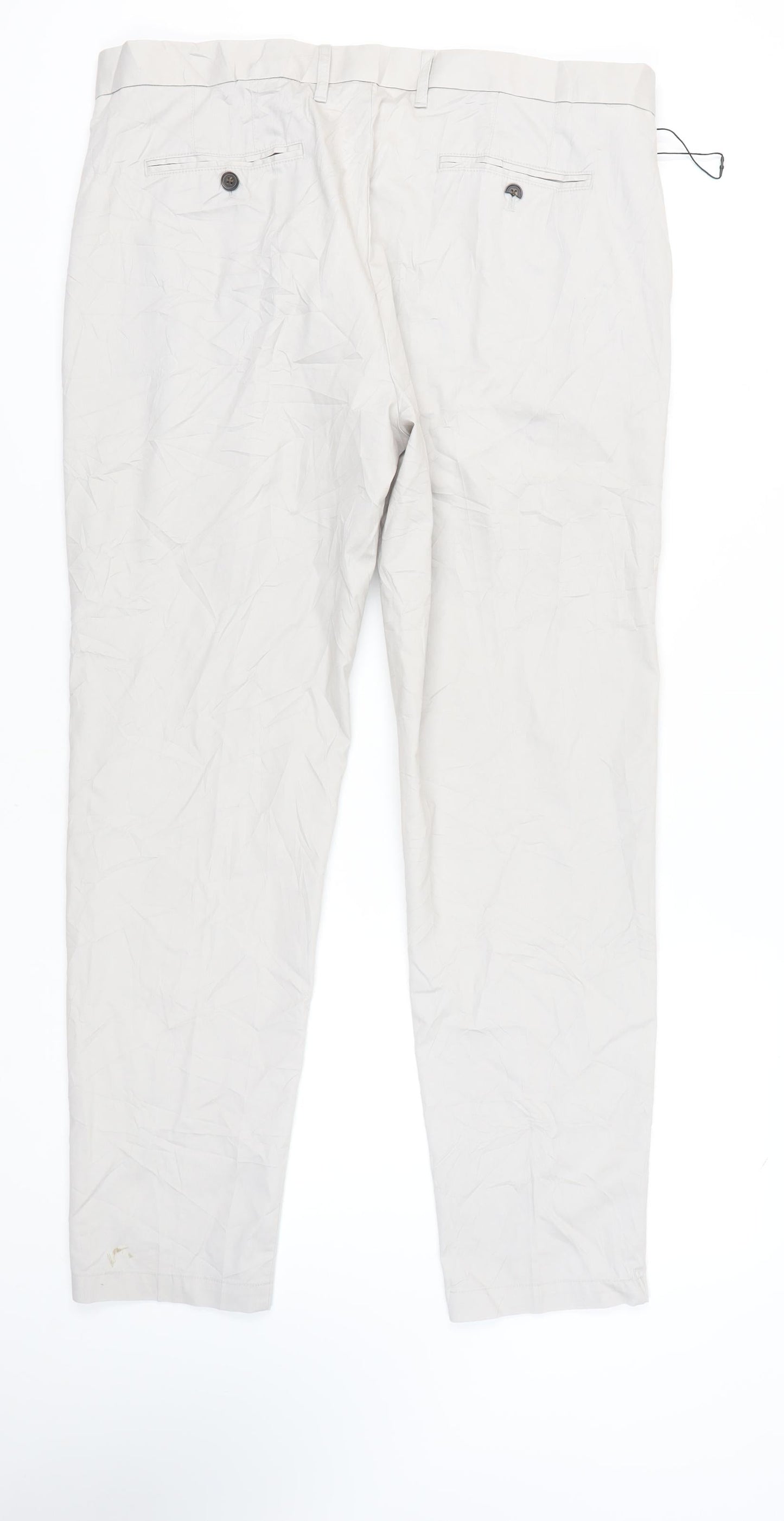 Marks and Spencer Men's Ivory Chinos, Size L