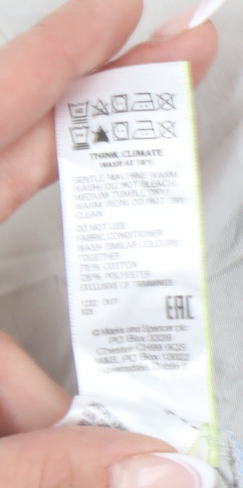 Marks and Spencer Men's Ivory Chinos, Size L