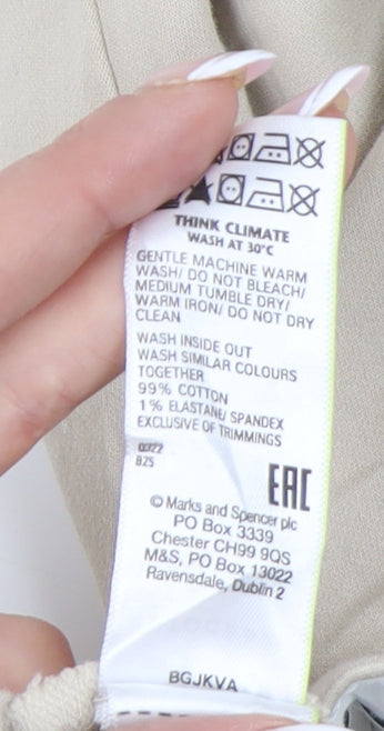 Marks & Spencer Men's Beige Chino Trousers 36