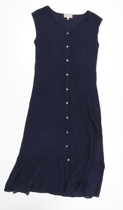 Nanette Lepore Women's Blue Sleeveless Dress Size 6