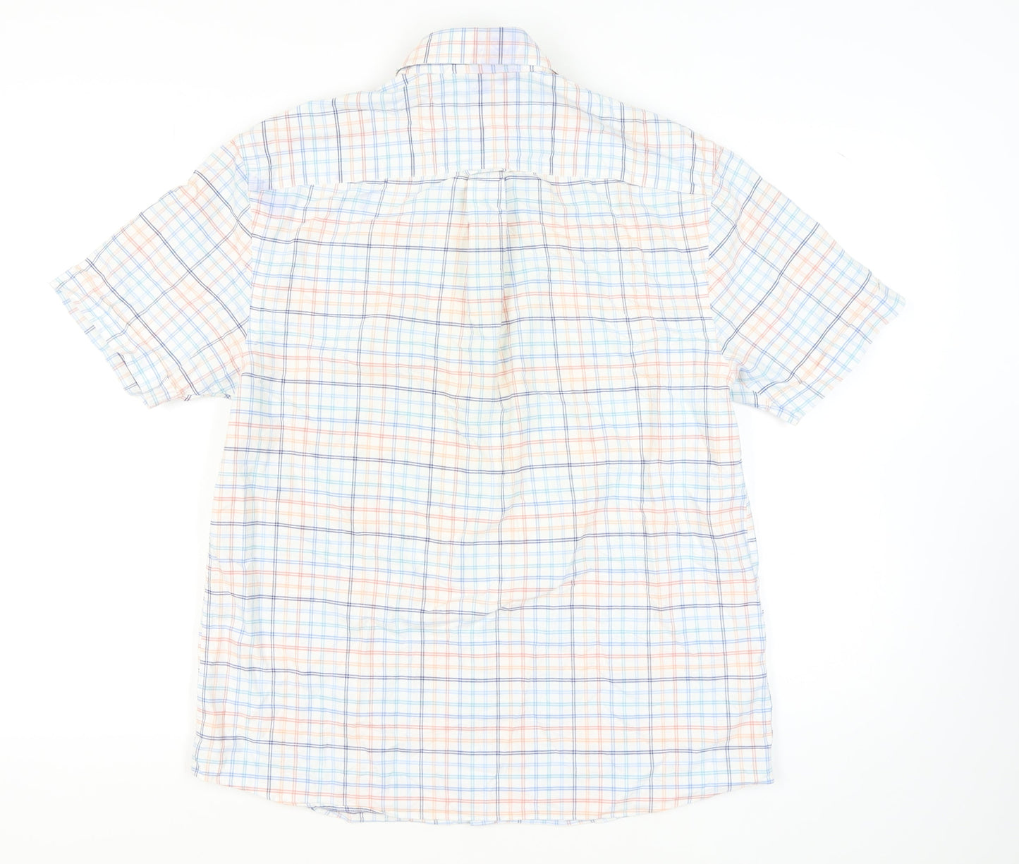 Marks & Spencer Men's Multicoloured Plaid Shirt, M