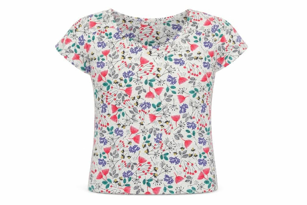 Womens UK Size 8 Marks and Spencer Multicoloured Jersey T-Shirt