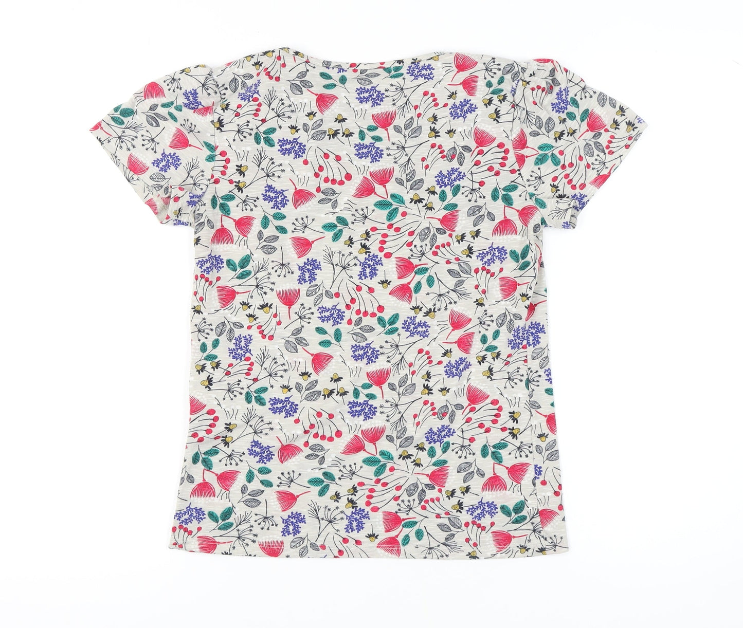 Womens UK Size 8 Marks and Spencer Multicoloured Jersey T-Shirt