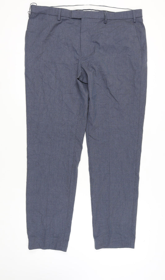 Marks and Spencer Men's Blue Trousers, 42