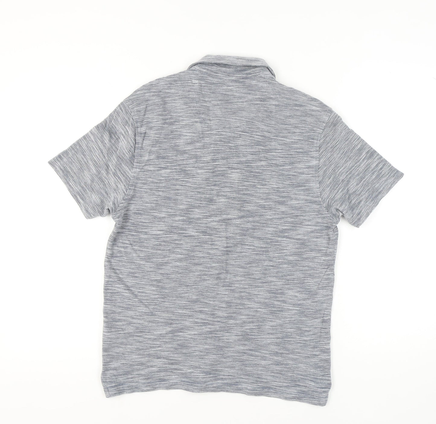 Marks and Spencer Men's Grey Polo Shirt S Tailored