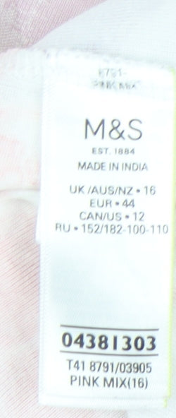 Womens UK Size 16 Marks and Spencer Multicoloured  T-Shirt