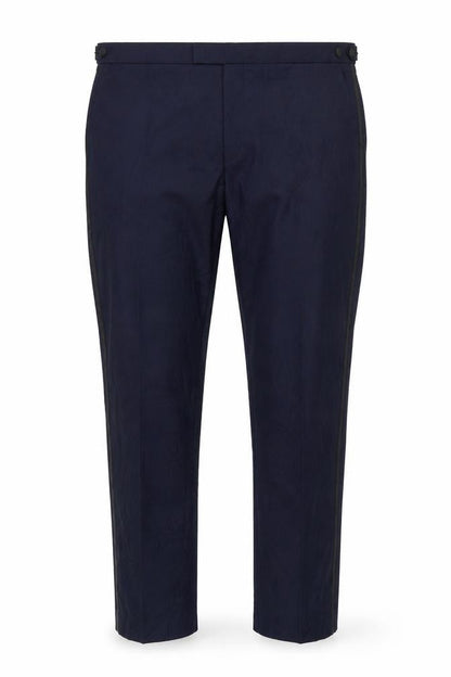 Mens UK Size 42 Marks and Spencer Regular Fit Formal Blue Trousers
