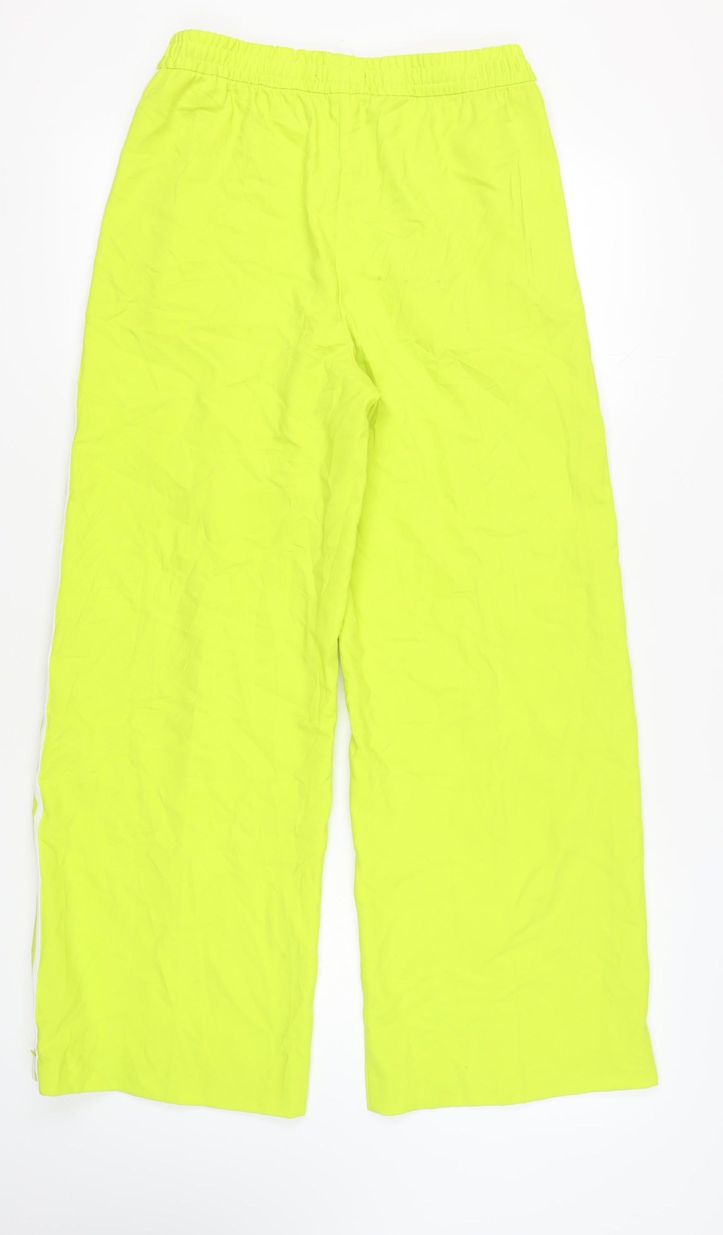 Womens UK Size 12 Marks and Spencer Relaxed Fit Windbreaker Green Trousers