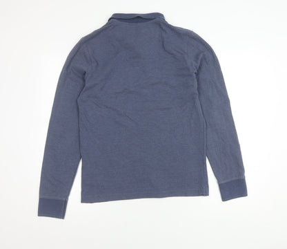 Penguin Men's Blue S Long Sleeve Polo Shirt