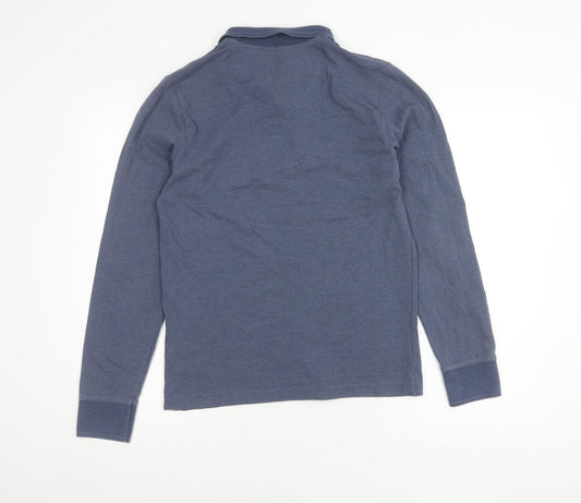 Penguin Men's Blue S Long Sleeve Polo Shirt