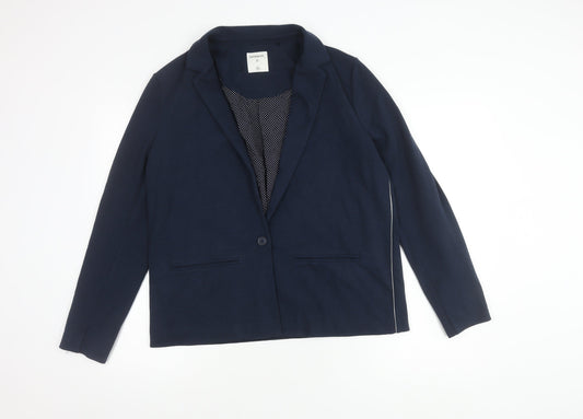 Sandwich Women's Blue Blazer XL Notch Lapel