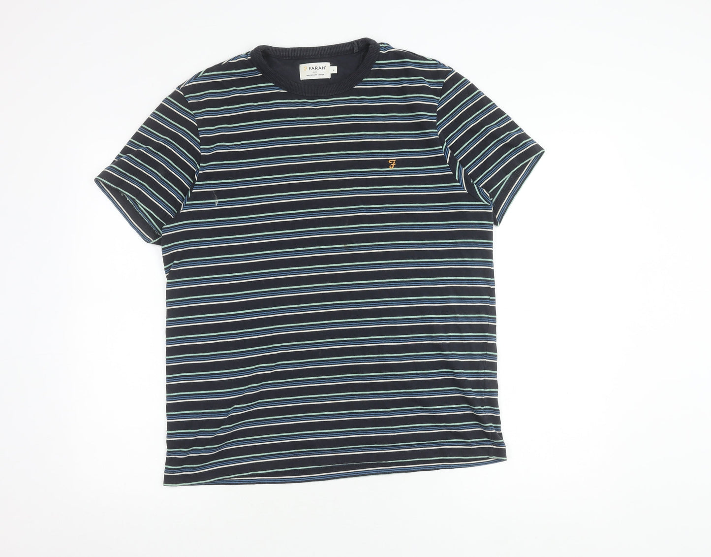 Mens UK Size L Farah Multicoloured  T-Shirt