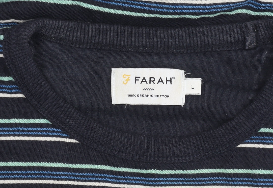 Mens UK Size L Farah Multicoloured  T-Shirt