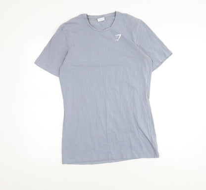 Mens UK Size S Gymshark Blue  T-Shirt