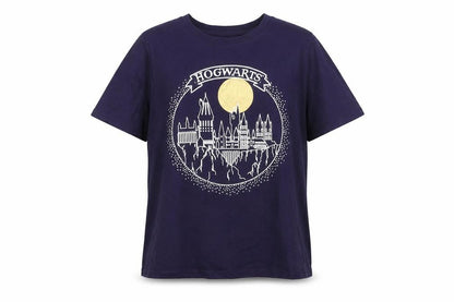 Unisex Adults UK Size S Harry Potter Purple Basic T-Shirt