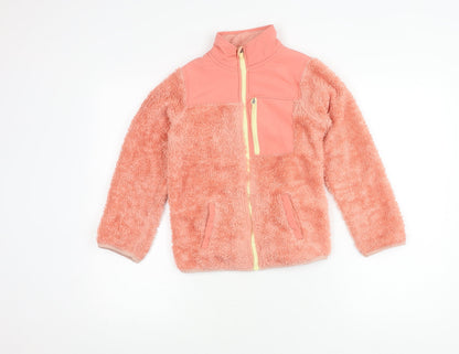 Mountain Warehouse Girls Pink Fleece Jacket 9-10 Years