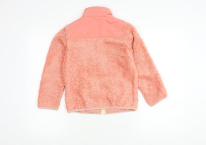 Mountain Warehouse Girls Pink Fleece Jacket 9-10 Years