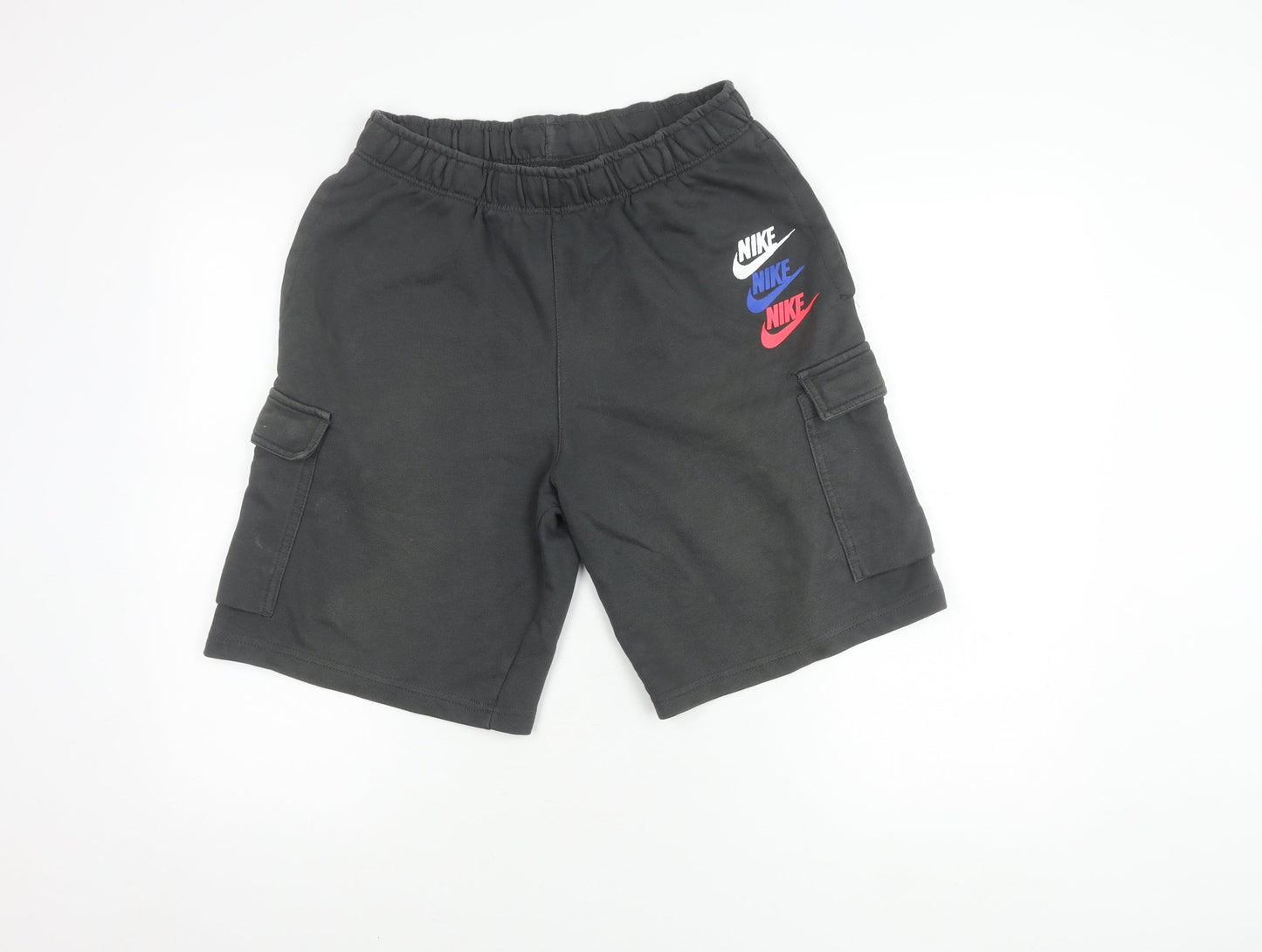 Nike Men's Black Athletic Shorts S Elastic Waist