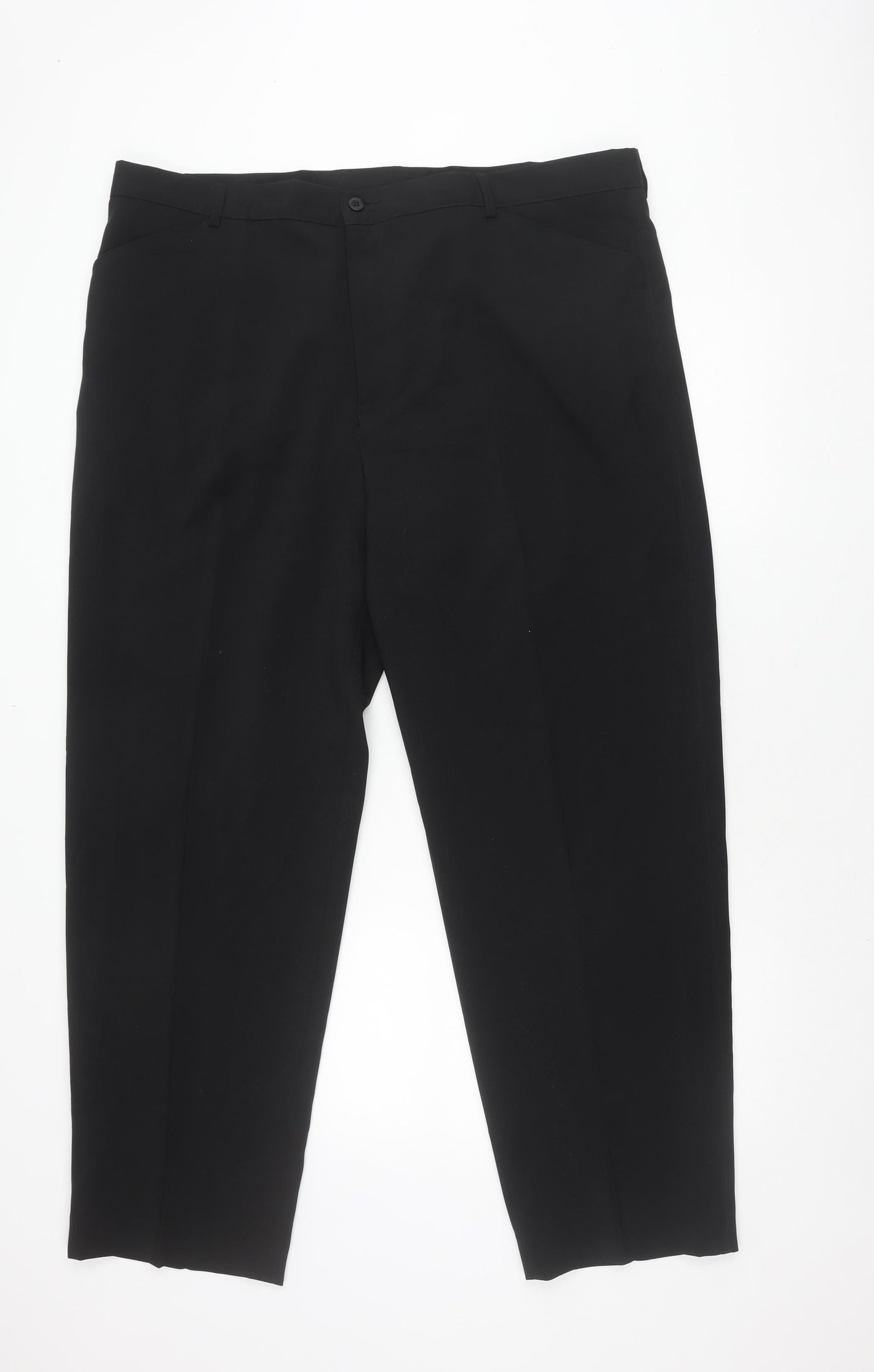 Farah Men's Black Trousers Size 44 Regular