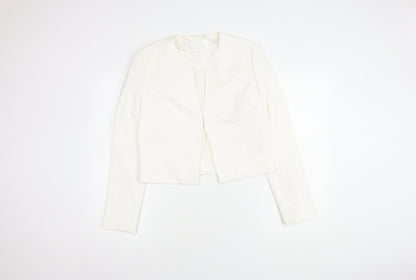 Hugo Boss Women's White Suit Jacket, UK 10, Lined