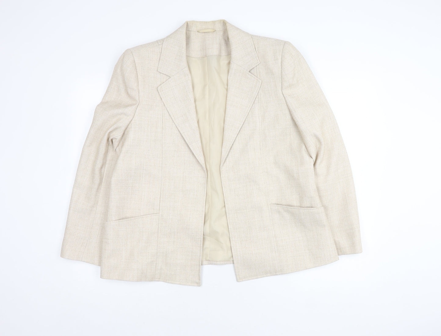 EWM Pure Classics Women's Ivory Blazer Size 18