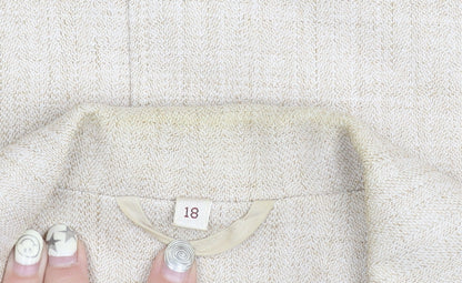 EWM Pure Classics Women's Ivory Blazer Size 18