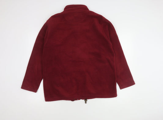 Womens UK Size 14 EWM Red Basic Jacket