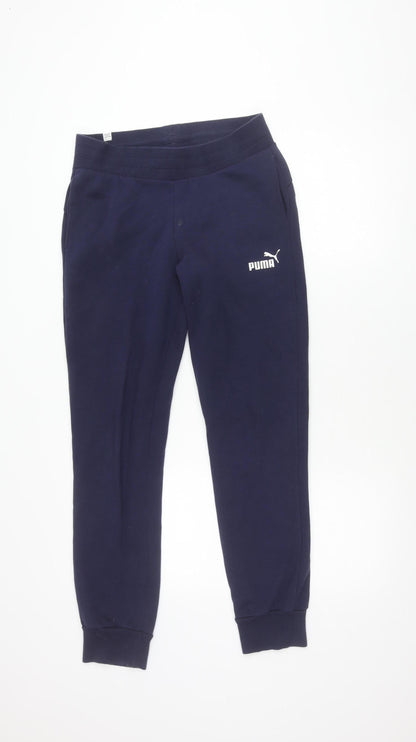 Puma Men's Blue Jogger S with Elastic Waist