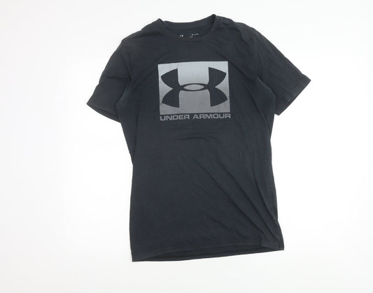 Under Armour Men's Black Loose Fit T-Shirt - Size S