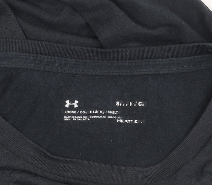 Under Armour Men's Black Loose Fit T-Shirt - Size S