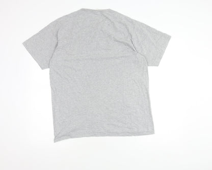 Port & Company Men's Grey TMNT Graphic T-Shirt L