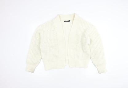 Womens UK Size XS Brave Soul Ivory Cardigan Jumper