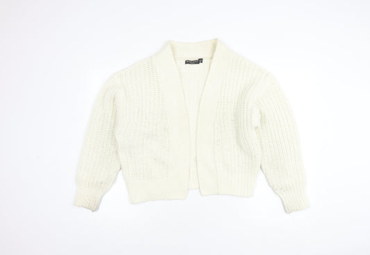 Womens UK Size XS Brave Soul Ivory Cardigan Jumper