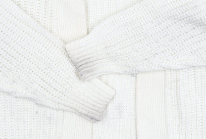 Womens UK Size XS Brave Soul Ivory Cardigan Jumper