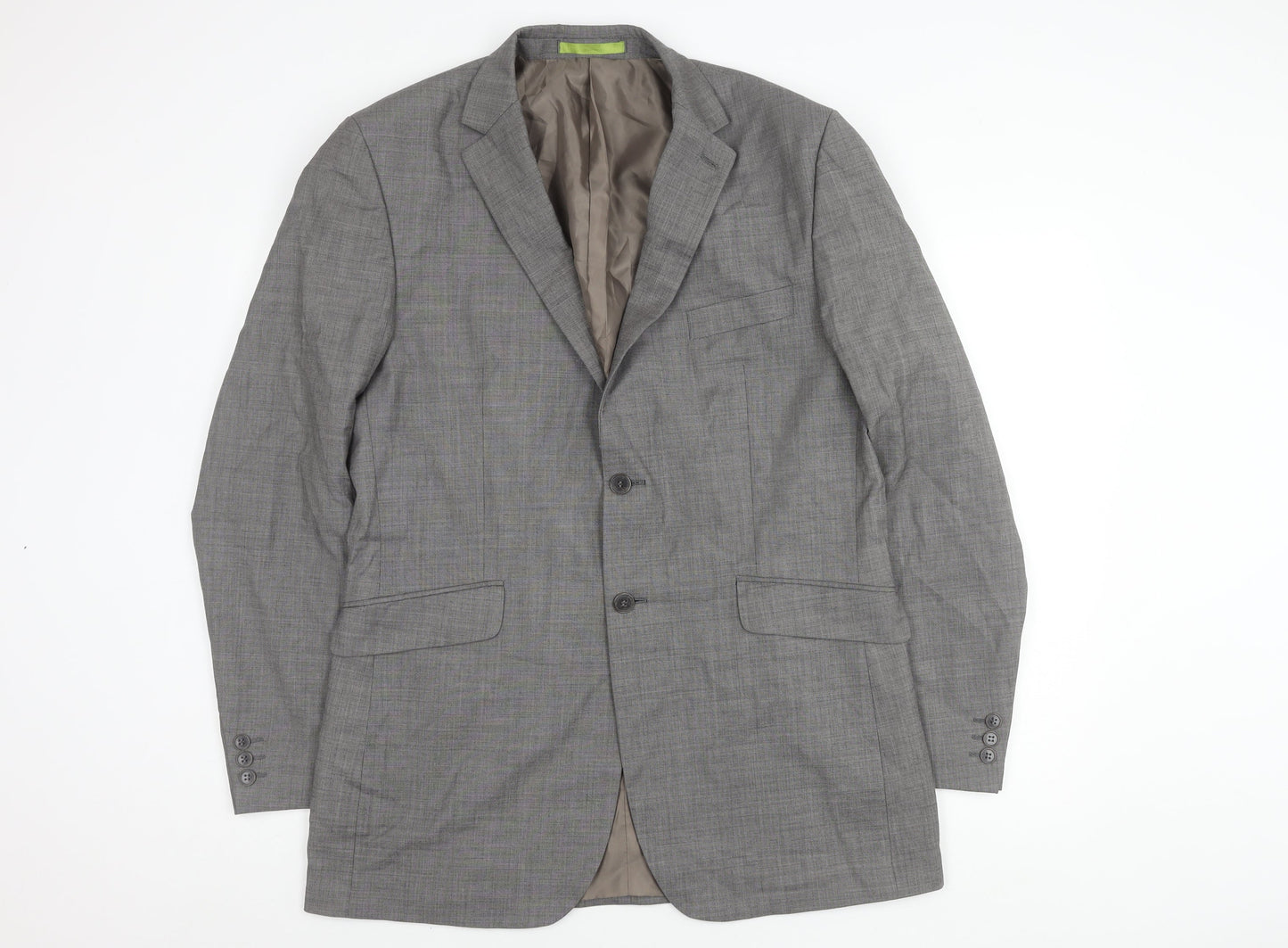 Mens UK Size 42 Burton Regular Grey Suit Jacket