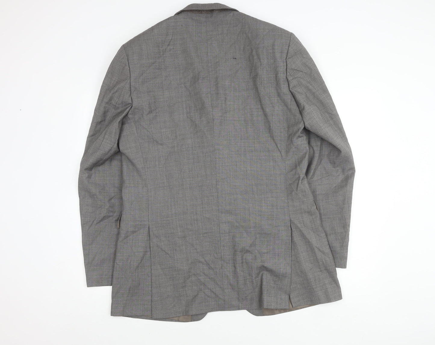 Mens UK Size 42 Burton Regular Grey Suit Jacket