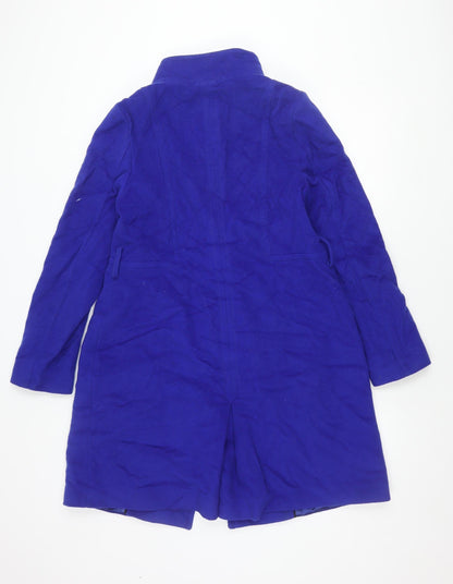 Womens UK Size 14 Coast Blue Overcoat