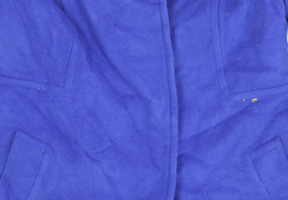 Womens UK Size 14 Coast Blue Overcoat