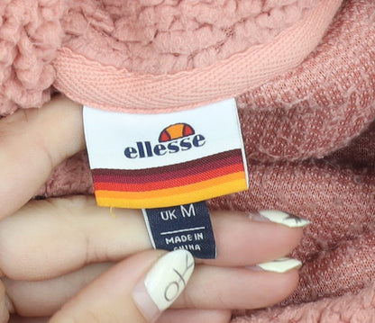 Ellesse Women’s Pink Pullover Hoodie M with Logo