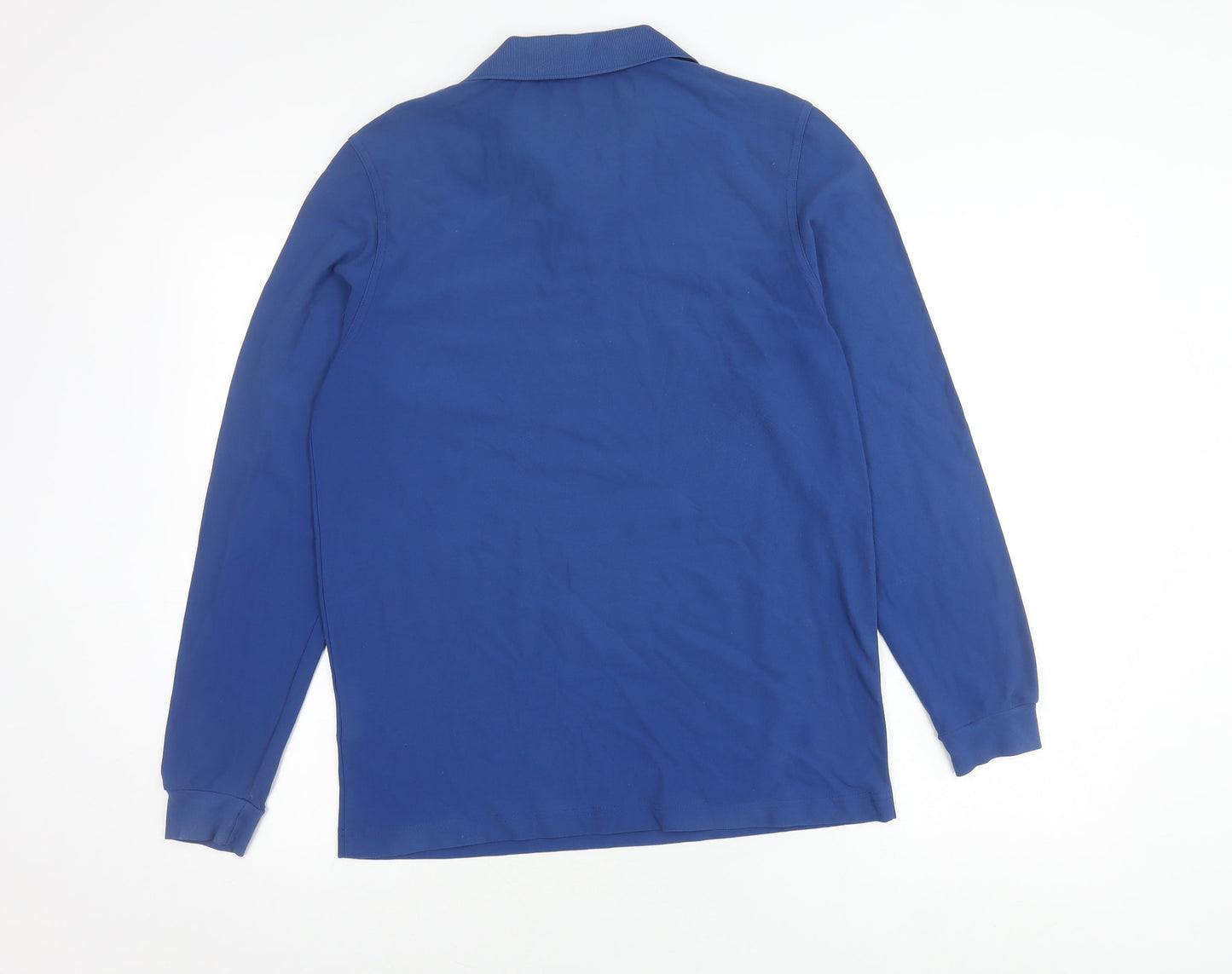 GOLFINO Unisex Blue Polo Shirt S Long Sleeve