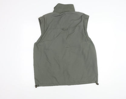 Mens UK Size M Highpoint Green Utility Vest